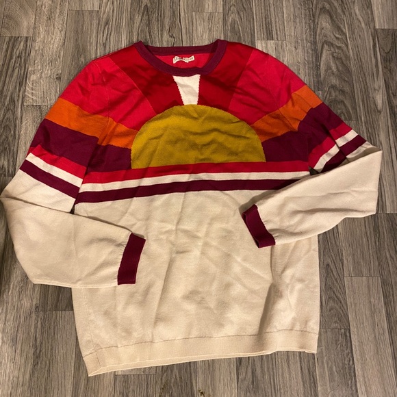 NWOT Faherty Sunray horizon sweater merino wool - Picture 3 of 8